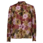Ζορζέτα floral πουκάμισο