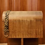 Λεοπάρ δερμάτινη ζώνη από ponyskin